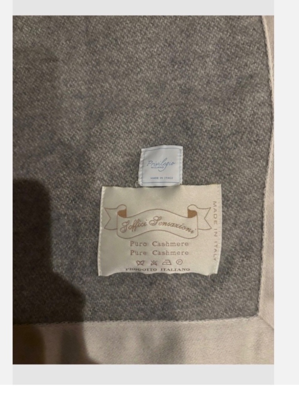 Privilègio Milano Cashmere blanket